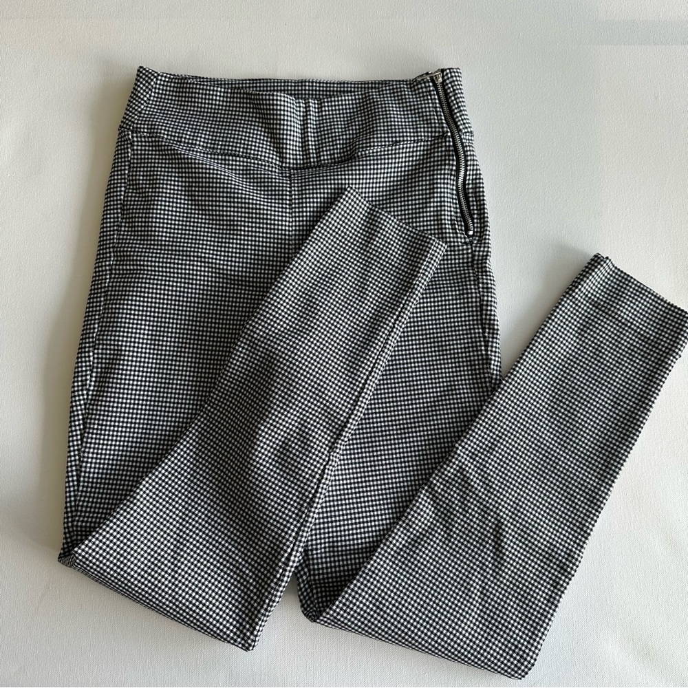 Dynamite Kate super skinny high waist gingham pant Size xs